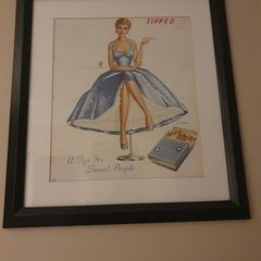 Vintage framed picture