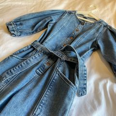 Girls stunning Next denim jumpsuit 8 9