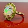Silver ring with Ethiopian Opal Image 5