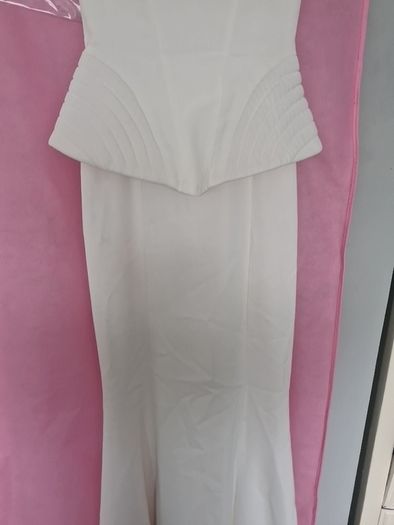 Ivory white Debs dress
