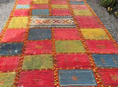 Large Vintage Moroccan Berber Rug