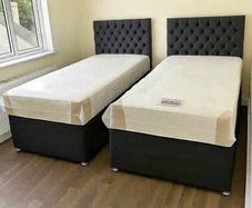 2x deal on single beds with memory foam mattress Free home delivery