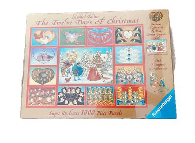 Rare Vintage 1998 Ravensburger Christmas Jigsaw Puzzle 1000 Pieces Limited Edition Brand New Sealed