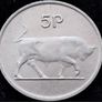 [#221] - Ireland 1978 | Irish 5p | Five Pence | Bull | KM.22 | AU Image 2