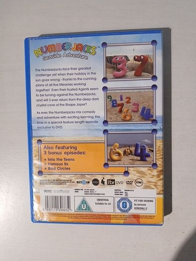 Numberjacks Seaside Adventure DVD