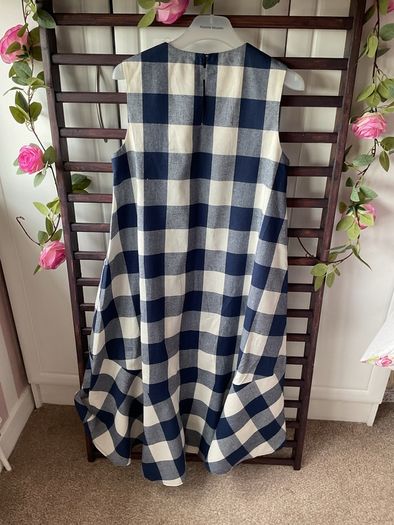 dress Bnwt paise asymmetrical gingham check dress size 10