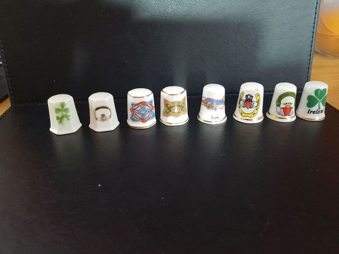 Collection of Irish Themed Thimbles