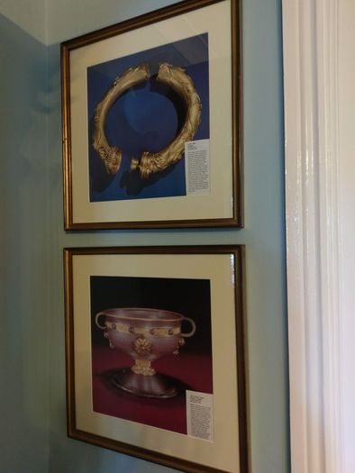Vintage detailed photos of Irish artifacts.