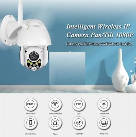 Outdoor Camera CCTV Security System 2MP Wireless WiFi IP Camera Full HD 1080P