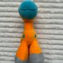 Palz Orange Plush Soft Giraffe His neck is a bit too loose Used Please look at the pictures Image 2