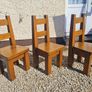 Solid pine Dining chairs Image 2