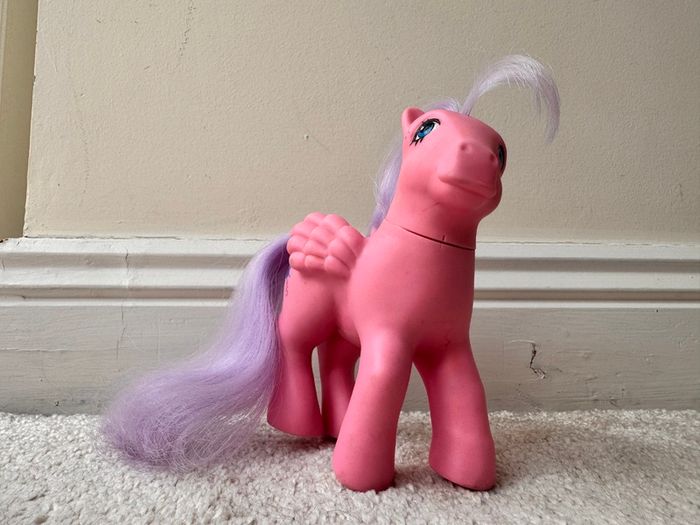 Vintage Hasbro My Little Pony G1 1985 Northstar North Star Pegasus Dirty Used Please see photos