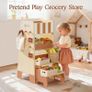 Learning Tower with Removable Step Stool, 2-in-1 Wooden Learning Tower for Kids with Blackboard, 3 Adjustable Height, Step Stool for Kitchen Bathroom Kids 2-6 Year Old Image 9