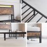King Size Bed Frame with Charging Station and LED Lights Image 2