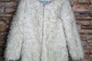 Shaggy faux fur jacket size 10