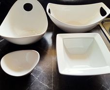 Oval / Square bowls from Ten Strawberry Street & Churchill Alchemy