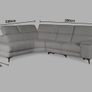 L Shape grey sofa Image 2