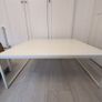 EZ Living white square coffee table Image 2
