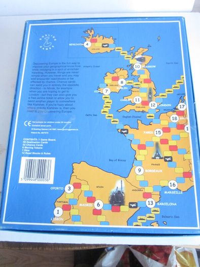 Discovering Europe Board Game