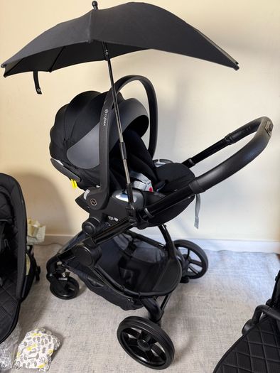 icandy peach 7 cerium collection Cybex car seat and isofix base rotating