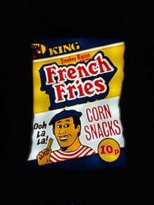 Retro French Fries Lightbox