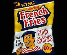 Retro French Fries Lightbox