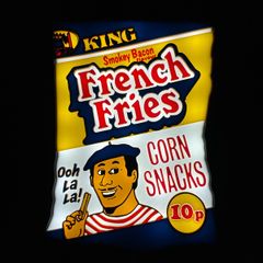 Retro French Fries Lightbox