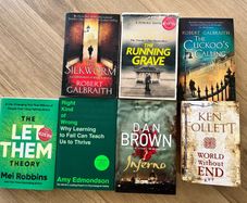Selection of Bestselling Books 5 euros Each or 30 euros for the Lot