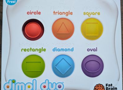 Sensory button tablet in box