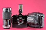 Canon A1 film camera kit