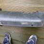 Original OEM 1986 BMW E30 Front Spoiler Lip Skid Apron and Engine Pan 51 71 1933 492.9 P Image 6
