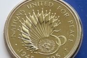 Rare United Nations Peace 1995 2 Pounds BUNC coincard