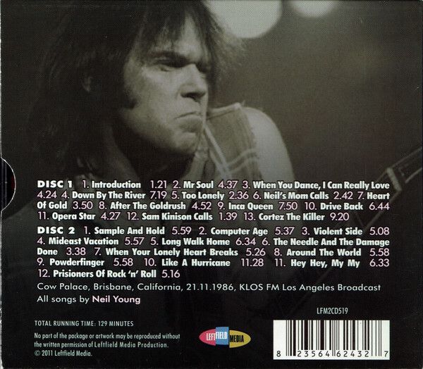 Neil Young - Cow Palace 1986 2CD Live Broadcast