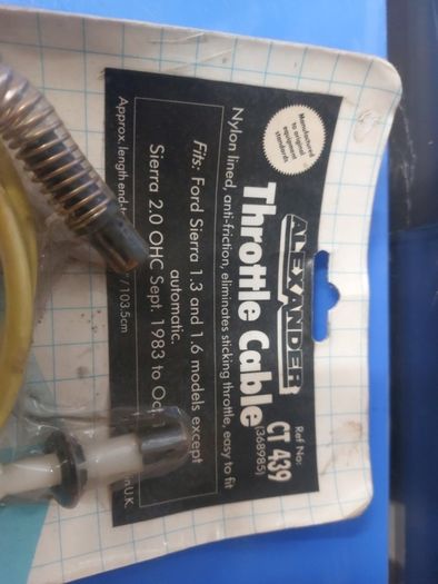Ford Sierra throttle cable