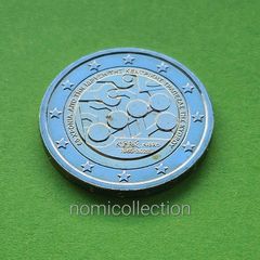 Cyprus 2023 year Uncirculated 2 Euro coin.
