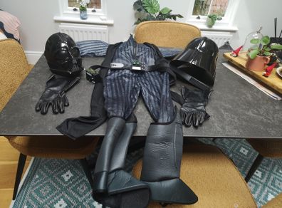 Boys Darth vadar star wars costume
