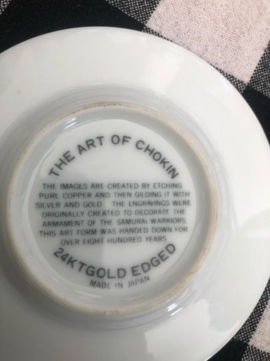 Rare find The Art of Chokin 24k gold edged