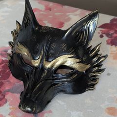 nice quality wolf mask . veru comfortable to wear.  no sweating. used once