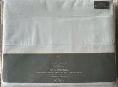 King Size Valance White