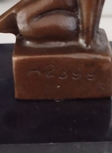 Unique Forms Of Continuity in Space - Bronze, Marble, Signed