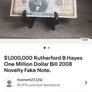 29 X 2008 Rutherford B.Hayes One Million Dollar Notes Image 9