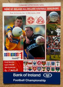 2004 Clare v Sligo - GAA Senior Football Round 1 Qualifier Programme