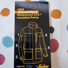 snickers parka jacket,large.