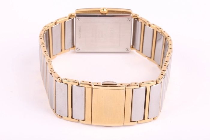 Unisex Rado Diastar Watch Silver Ceramic Date Quartz 25mm Working w/ Box&Papers