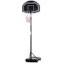 Adjustable Basketball Hoop and Stand, with Wheels and Weight Base Black Image 5