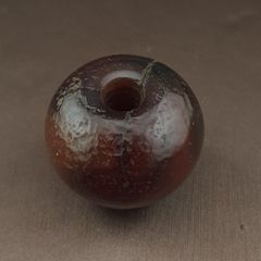 Vintage Natural Pattern Suliemani Tire Shape Agate Bead Amulet
