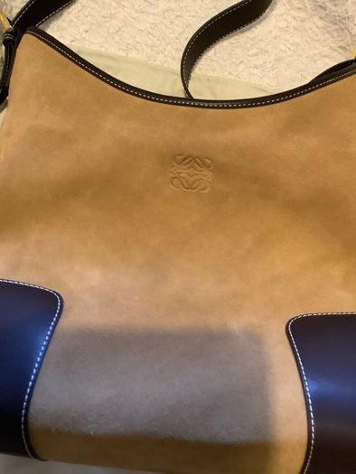 Loewe shoulder bag / suede leather/ new