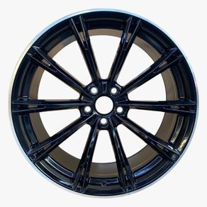 20" ABT Type Black Alloy Wheels Seat Skoda VW 5x112