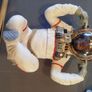 Vintage Wise Monkeys Space Astronaut Figurines  Pair Image 2