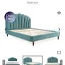 King size bed with brand new mattress Image 3